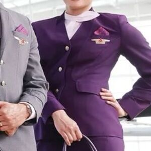 Delta Airlines Purple Women’s Uniform Blazer Jacket